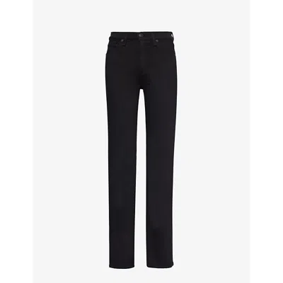 Rag & Bone Peyton Bootcut-leg Mid-rise Stretch-woven Jeans In Black