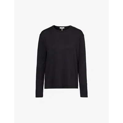 Rag & Bone Split-hem In Black