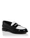 Rag & Bone Carter Penny Loafer In Black/white