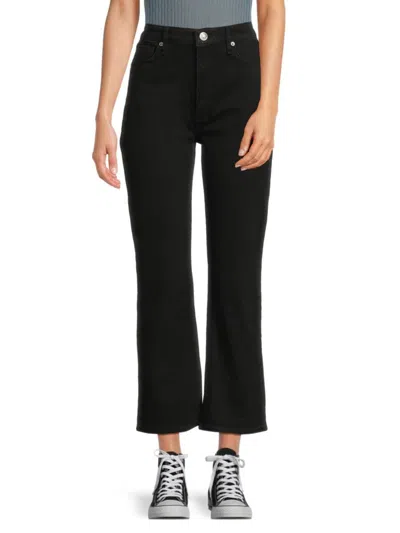 Rag & Bone Women's Casey High Rise Cropped Jeans In Della Black