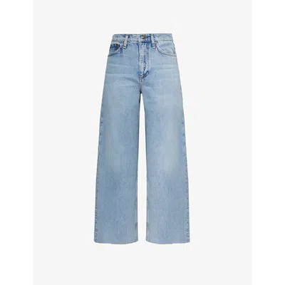 Rag & Bone Andi Wide-leg High-rise Stretch-denim Jeans In Cecilia