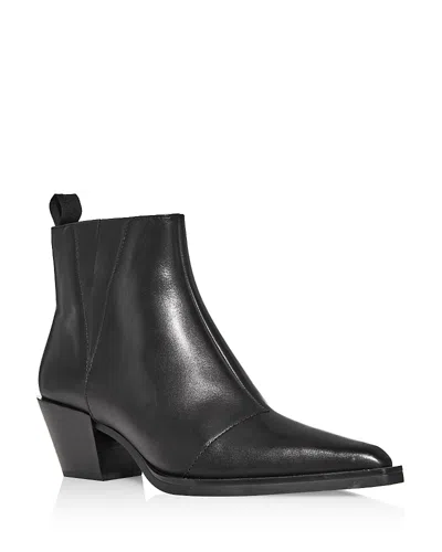 RAG & BONE RAG & BONE WOMEN'S DART POINTED TOE BLOCK HEEL ANKLE BOOTS