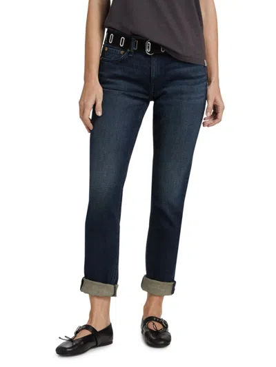 Rag & Bone Women's Dre Low-rise Stretch Slim Boyfriend Jeans