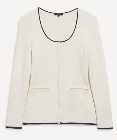 Rag & Bone Women's Ella Scoop-neck Zip-up Cardigan