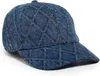 Rag & Bone Women's Karina Quilted Harlow Denim Baseball Hat In Blue
