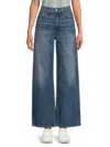Rag & Bone Miramar Sofie Wide Leg Jeans In Venice In Medium Wash