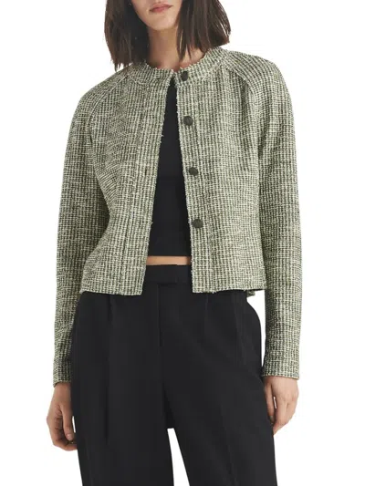 Rag & Bone Rag And Bone Marisa Tweed Jacket In Green