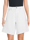 Rag & Bone Woman Denim Shorts White Size 30 Cotton In White