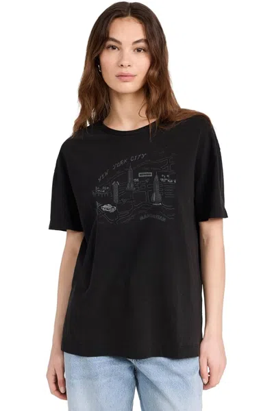 Rag & Bone Women's Mica Cotton Graphic T-shirt In Black