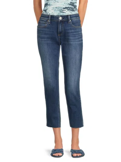 Rag & Bone Women's Mid-rise Cropped Straight-leg Jeans In Corinne