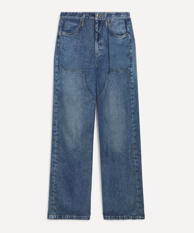 Rag & Bone Women's Miramar Logan Carpenter Relaxed Straight-leg Trousers