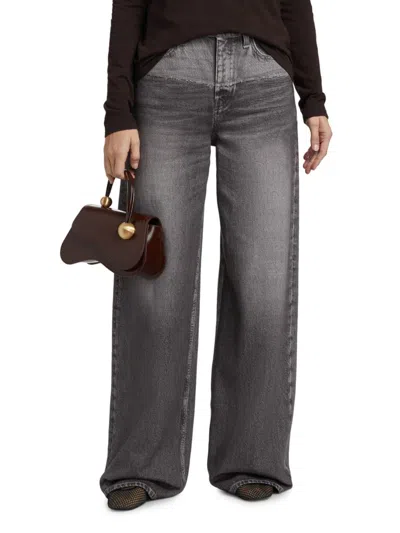 Rag & Bone Women's Miramar Sofie Cotton Fleece Jeans In Charlize