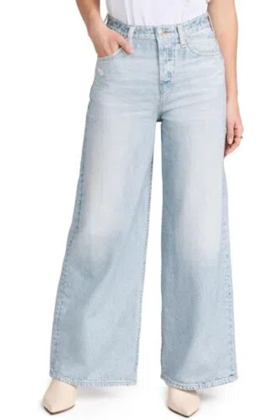 Pre-owned Rag & Bone Women Miramar Sophie Crop Pants Denim Style Meadow Blue