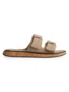 Rag & Bone Women's Parque Cork-heel Slide Sandals In Light Sand