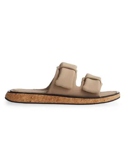 Rag & Bone Women's Parque Cork-heel Slide Sandals In Light Sand