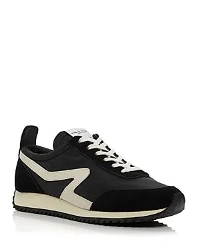 Rag & Bone Women's Retro Runner Lace Up Sneakers In Black