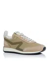 Rag & Bone Khaki Retro Runner Sneakers In Green/tan