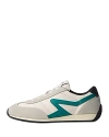 Rag & Bone Retro Runner Sneaker In White Green