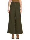 Rag & Bone Women's Serena Wide Leg Chino Pants In Army
