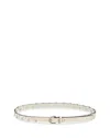 Rag & Bone Women's Spire Clamp Belt In Antique White