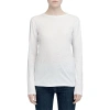 RAG & BONE RAG & BONE WOMEN'S THE SLUB LONG SLEEVE WHITE T-SHIRT