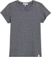 Rag & Bone Women's The Slub Stripe Tee, Salute Multi In Multi