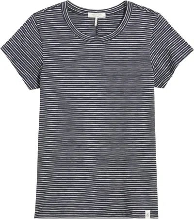 Rag & Bone Women's The Slub Stripe Tee, Salute Multi