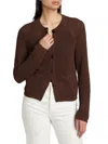 Rag & Bone Women's Viola Knit Cardigan In Chocolate