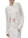Rag & Bone Viola Open-knit Cardigan In Turtledove
