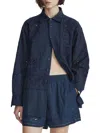 Rag & Bone Vivian Embroidered Button-front Shirt In Salute Paisley