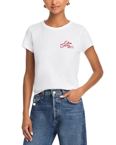 Rag & Bone Lucali Slub T-shirt In White