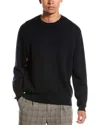 Rag & Bone York Wool-blend Crewneck Sweater In Blue