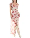 Rag & Bone Raine Silk-blend Maxi Dress In White
