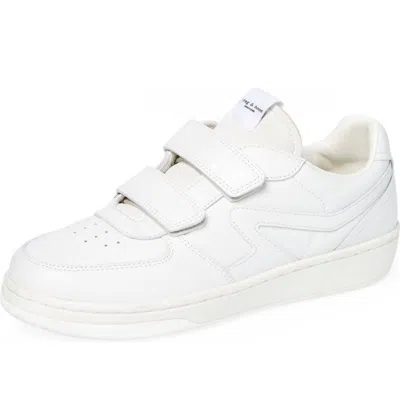 Rag & Bone Retro Court Strap Sneaker In White