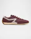 Rag & Bone Retro Runner Womens Two Tone Man Made Casual And Fashion Sneakers In Grape