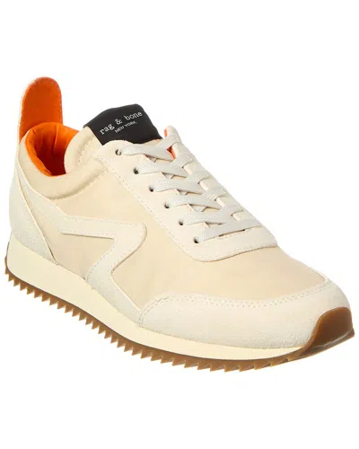 Rag & Bone Off-white Retro Runner Bomber Sneakers In Vanilla