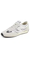 Rag & Bone Retro Metallic Suede Runner Sneakers In Silver