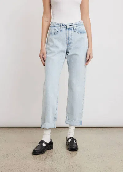 Rag & Bone Rosa Faded Boyfriend Jeans In Light Denim