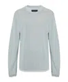 Rag & Bone Round-collar And Long-sleeved Sweater In Blue