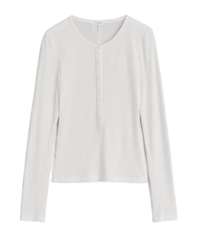 Rag & Bone Round Collar And Long-sleeved T-shirt