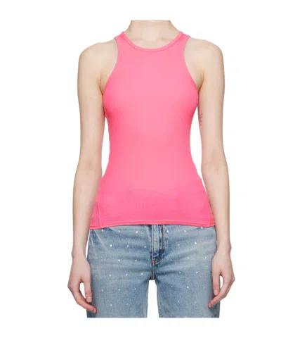 Rag & Bone Round-neck Vest In Pink