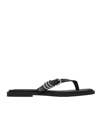 Rag & Bone Round Toe Slippers In Multi