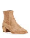 Rag & Bone Icon Rover Suede Chelsea Booties In Camel