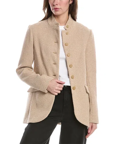 Rag & Bone Sadie Long Blazer In Beige