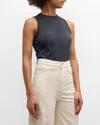 Rag & Bone The Essential Twist Tank In Black