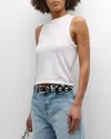 Rag & Bone Sadie Muscle Tee In White