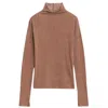 Rag & Bone Shaw Paneled Long Sleeve Top In Brown Multi In Brown