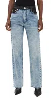 Rag & Bone Shea High-rise Relaxed Straight Combo Jeans In Lefferts