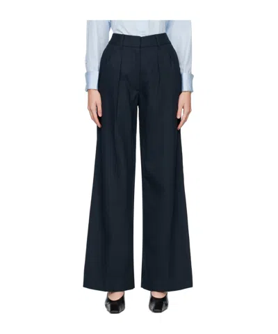 Rag & Bone Shelly High Waist Casual Pants In Black