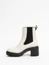 Rag & Bone Shiloh Mid Chelsea Boot In Antique White In Beige